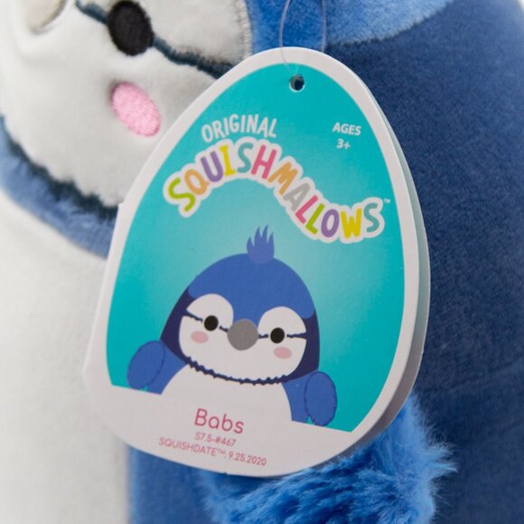8" Babs The Blue Jay Squishmallows Stuffed Animal Plush Toy BNWT - Picture 6 of 6